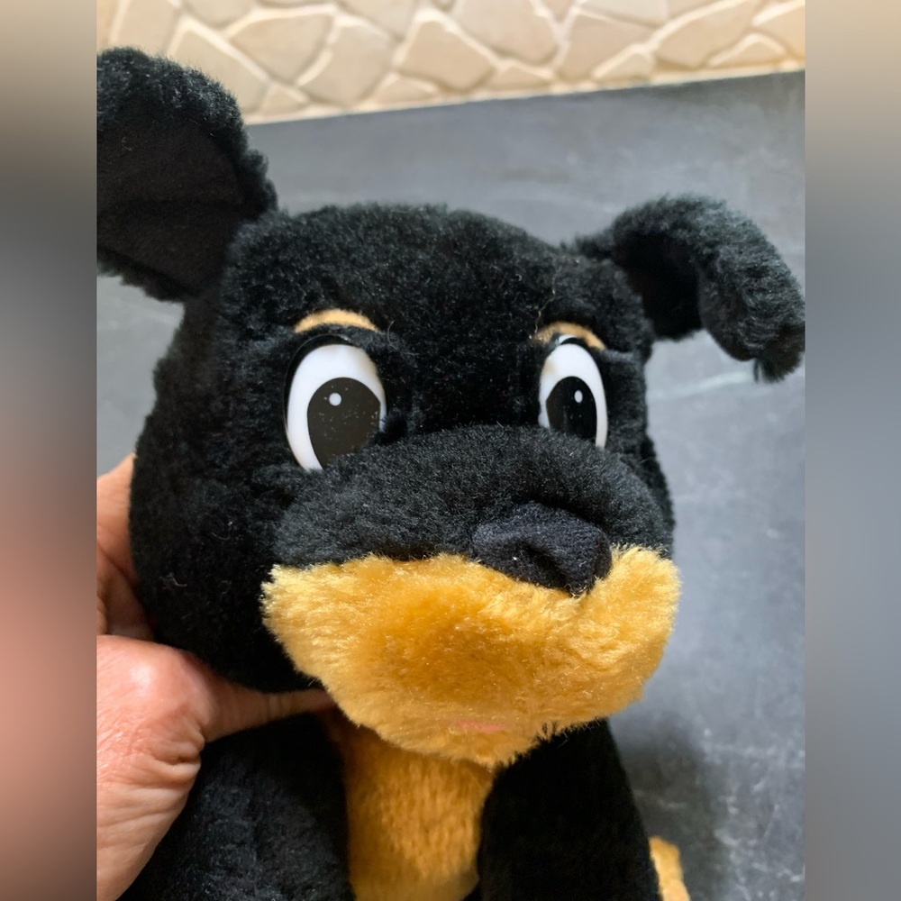 VINTAGE PLUSH | Rottweiler Dog - Picture 3 of 9